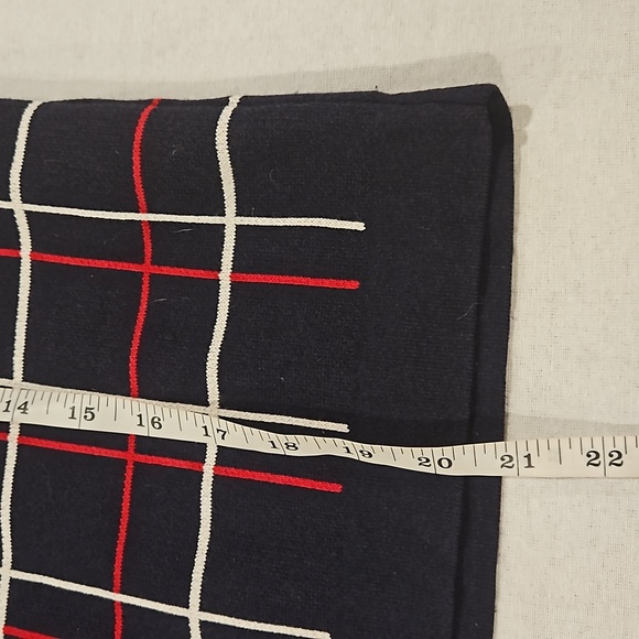 MNG by Mango Plaid Windowpane Pullover Sweater Women's Size M - Picture 7 of 7